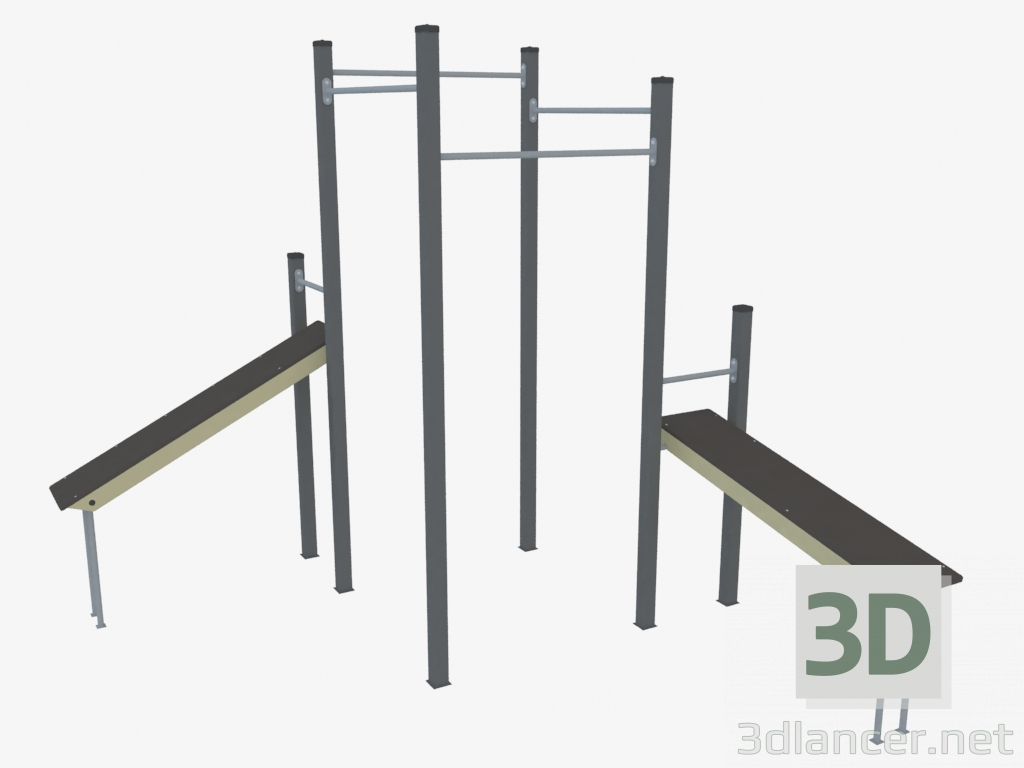 3d model Sports complex (WL0009) - preview