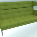 3d model Triple sofa (32) - preview