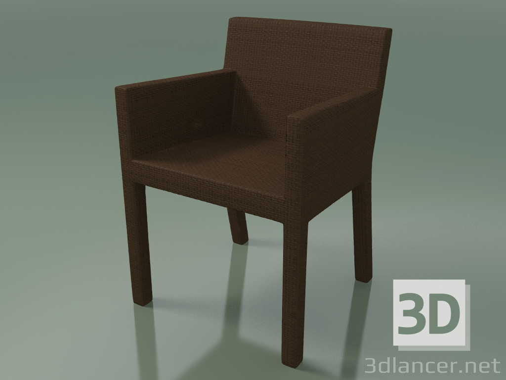 modèle 3D Fauteuil de rue en polyéthylène InOut (224, Cocoa) - preview