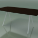 3D Modell Seifenförmiger Tisch 5419 (H 74 - 90x180 cm, Beine 150 °, furniert L21 wenge, V12) - Vorschau