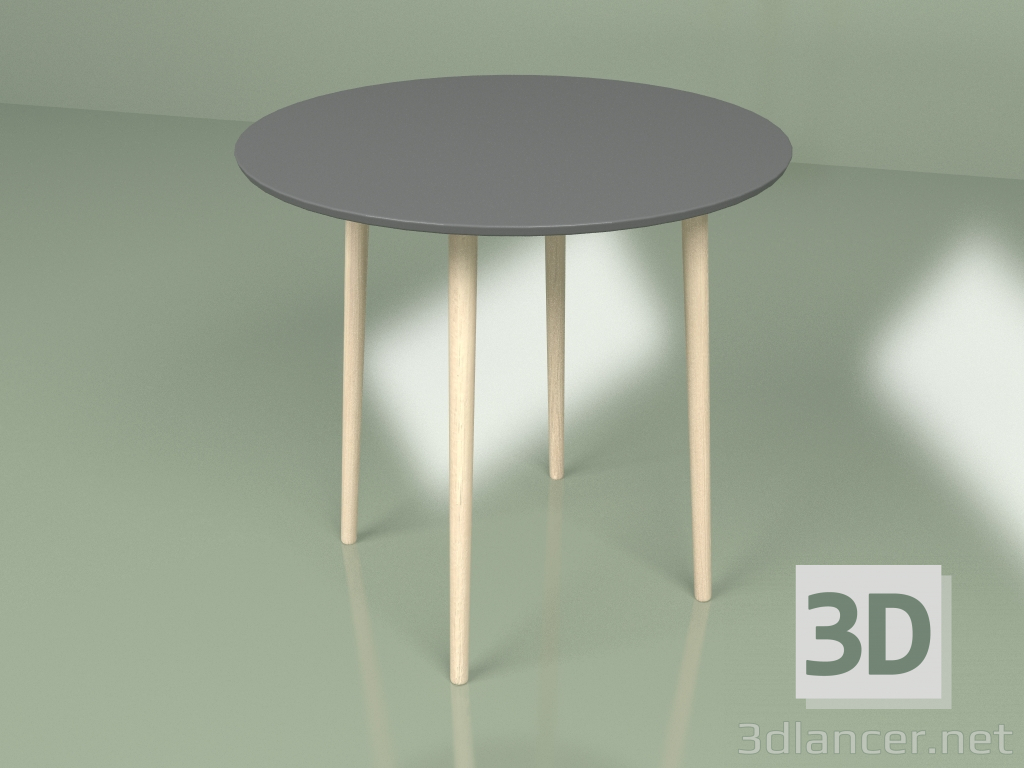 3D Modell Mitteltisch Sputnik 80 cm (dunkelgrau) - Vorschau