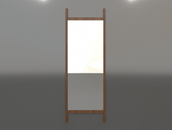 Miroir ZL 26 (670x1900, bois brun clair)