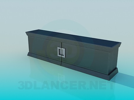 3d model Low console - preview