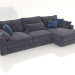 3D Modell Schlafsofa SHERLOCK (Polstervariante 4) - Vorschau