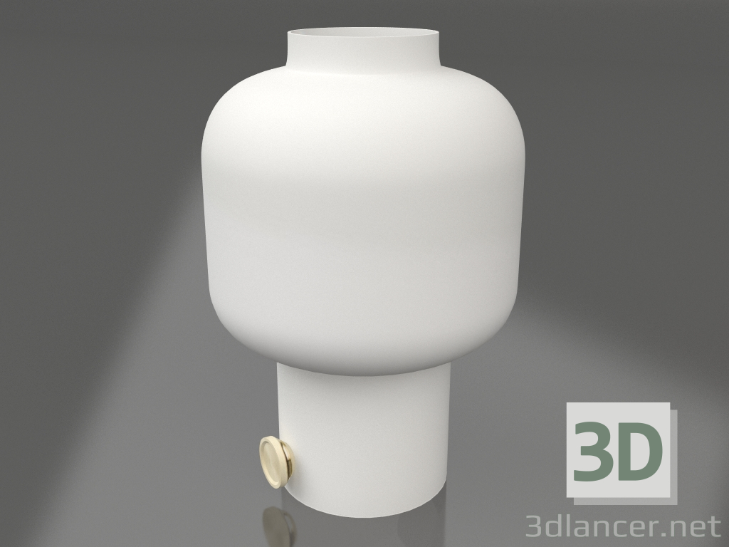 Modelo 3d Candeeiro de mesa temperamental (branco) - preview