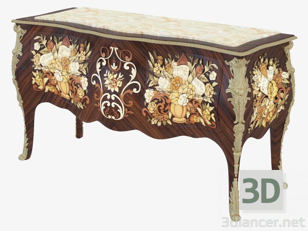 modello 3D Credenza Bella Vita (art. 14212) - anteprima