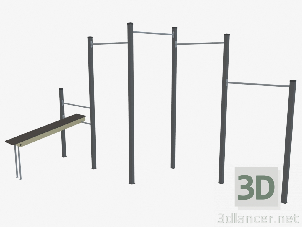 3D Modell Sportanlage (WL0010) - Vorschau