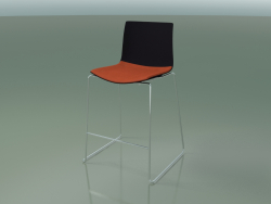 Barhocker 0304 (auf einem Schlitten, mit einem Kissen auf dem Sitz, Polypropylen PO00109)