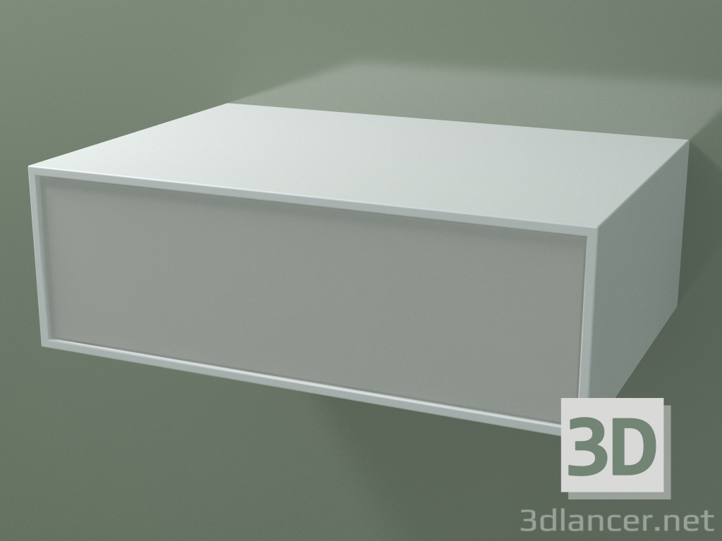 3d model Box (8AUCAB01, Glacier White C01, HPL P02, L 72, P 50, H 24 cm) - preview