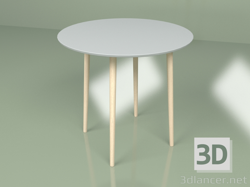 3d model Mesa mediana Sputnik 80 cm (gris claro) - vista previa