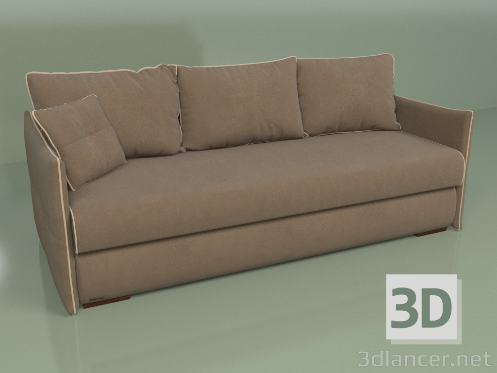 3d model Sofá triple Liverpool - vista previa