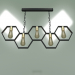 3d model Pendant lamp Arnia 70117-5 (black) - preview