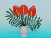 Vase mit Blumen