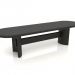 3d model Bench VK 02 (1400x400x350, wood black) - preview