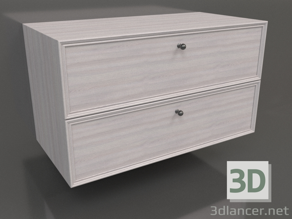 3D Modell Wandschrank TM 14 (800x400x455, Holz hell) - Vorschau