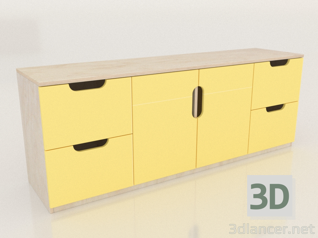 3D modeli MODE TV şifonyer (DCDTVA) - önizleme