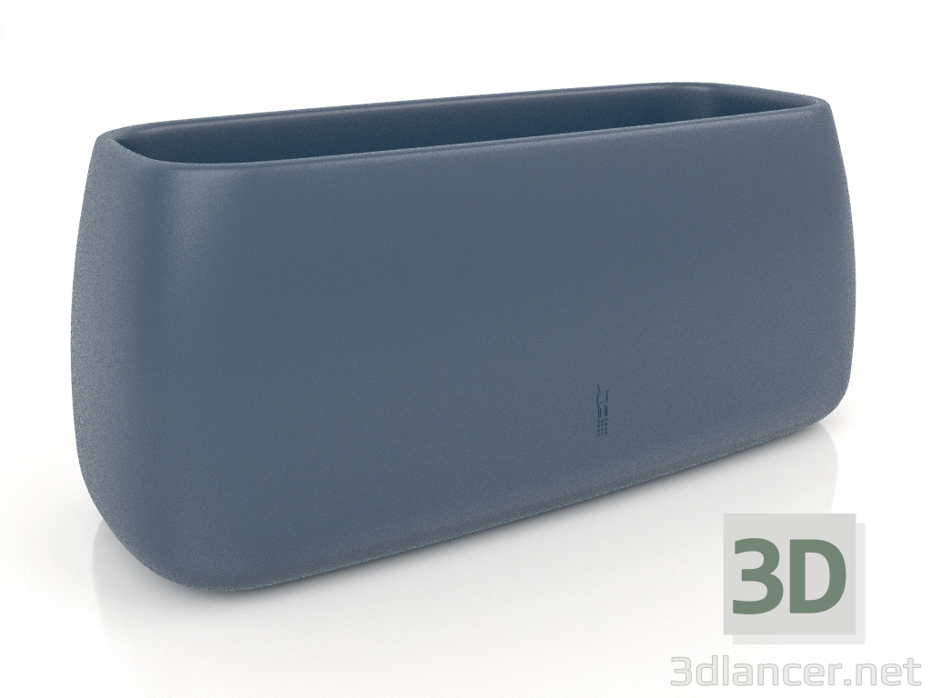 Modelo 3d Vaso 5 (azul cinza) - preview