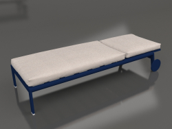 Chaise longue com rodas (azul noite)