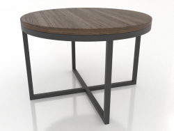 Table basse LARGE (frêne éclairci noyer)