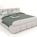 Modelo 3d Cama fofa - preview