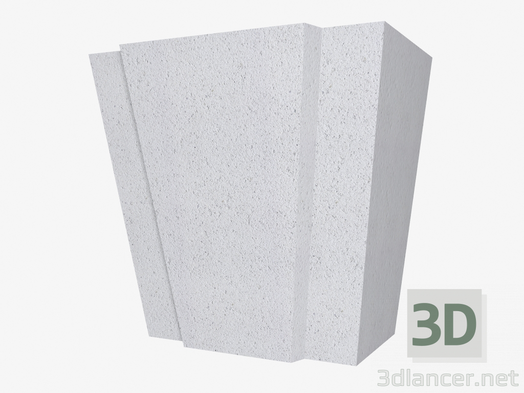 Modelo 3d Pedra angular (FZ25NM) - preview