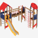 3d model Children's play complex (1301) - preview