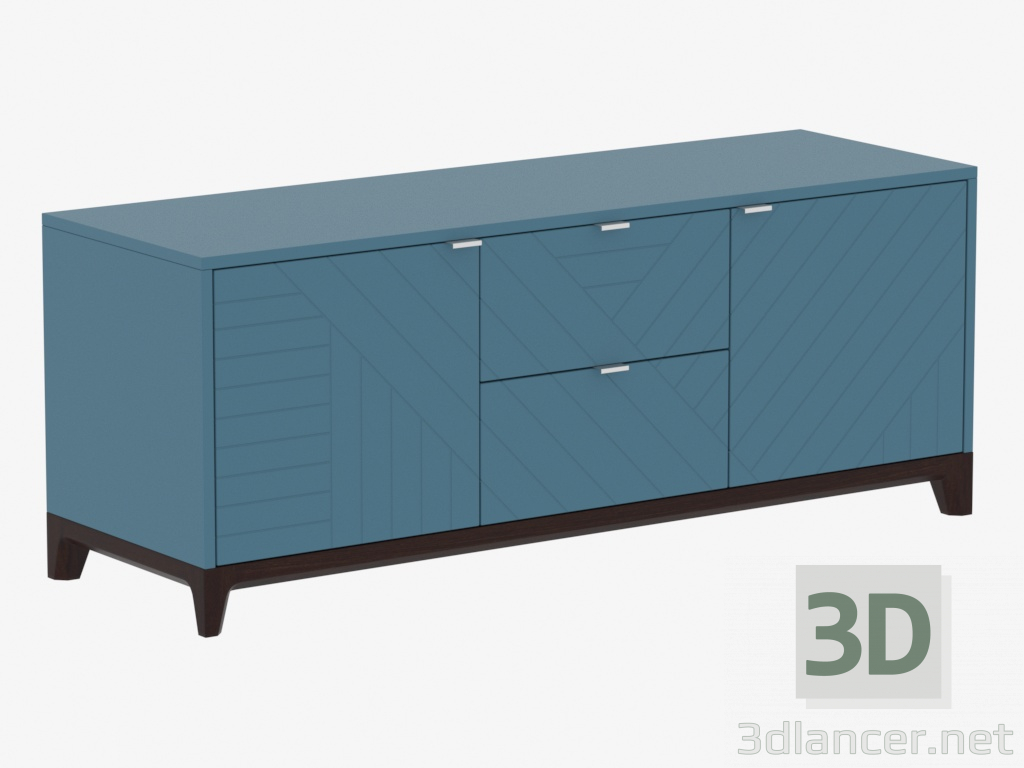 modello 3D Curbstone sotto TV No. 1 CASE (IDC024102918) - anteprima