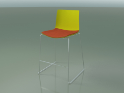 Tabouret de bar 0304 (sur un traîneau, avec un oreiller sur le siège, polypropylène PO00118)