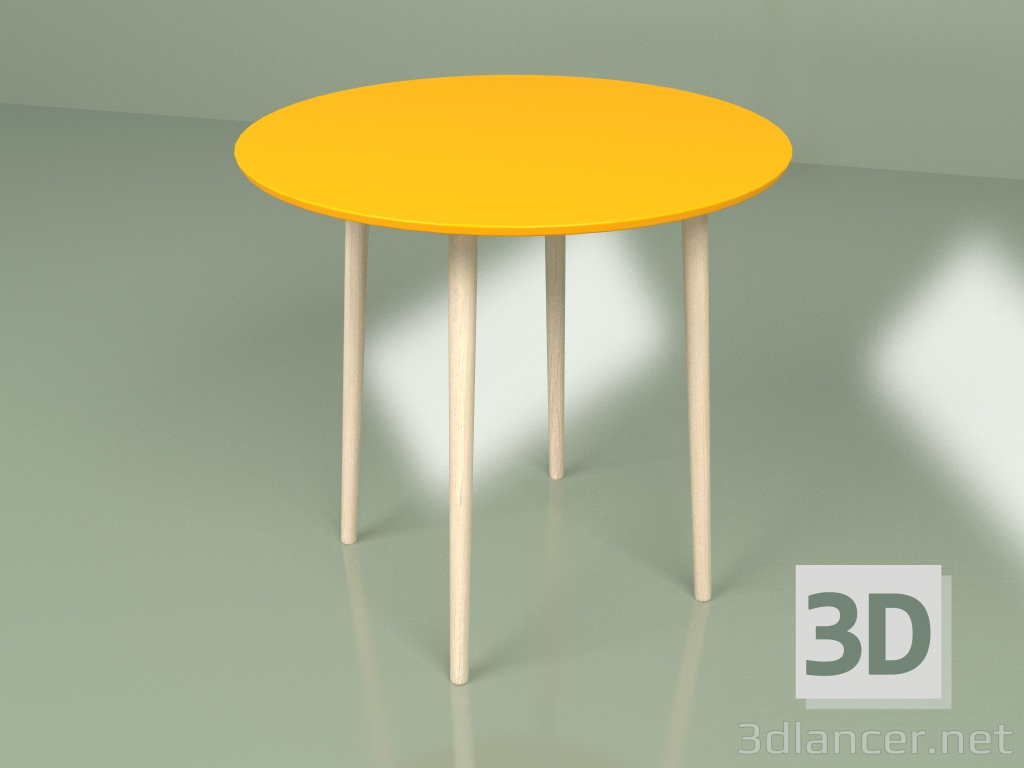 3d model Medium table Sputnik 80 cm (orange) - preview