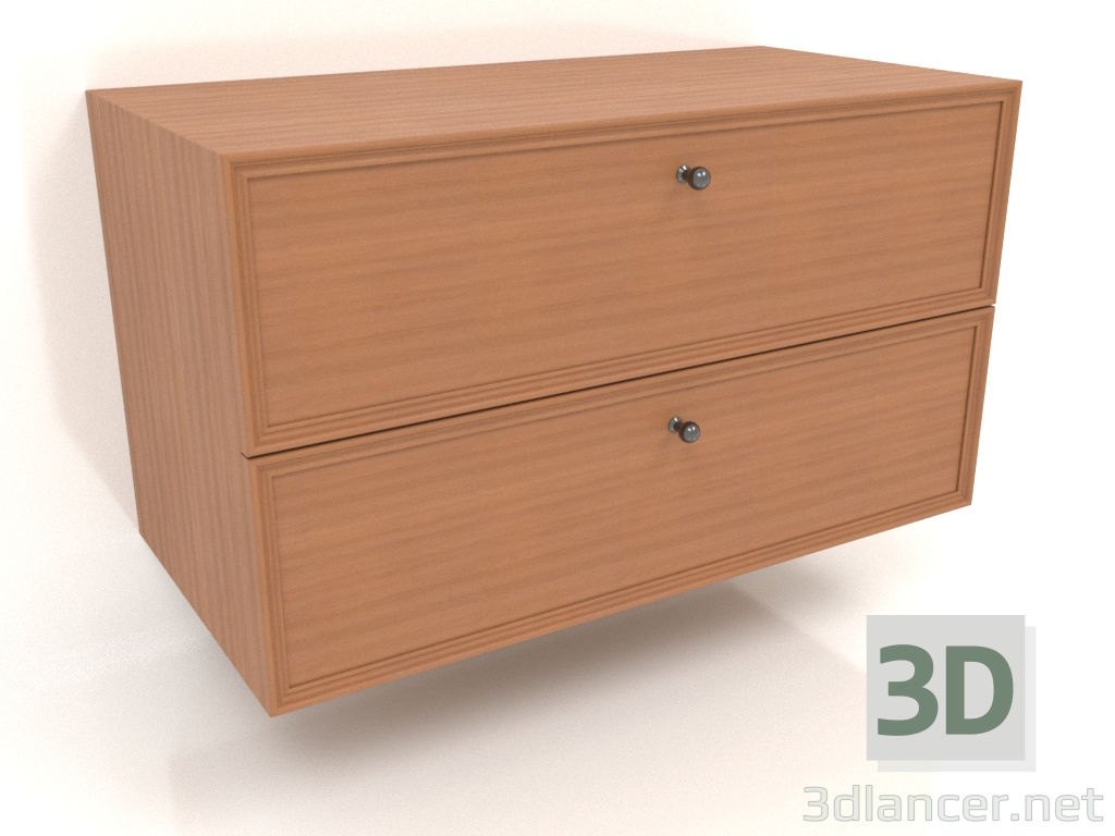 modello 3D Pensile TM 14 (800x400x455, rosso legno) - anteprima