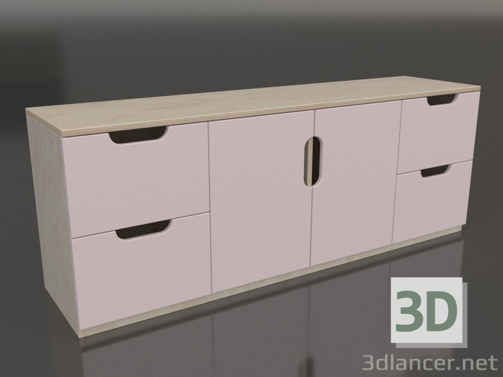 3d model Cómoda MODE TV (DPDTVA) - vista previa