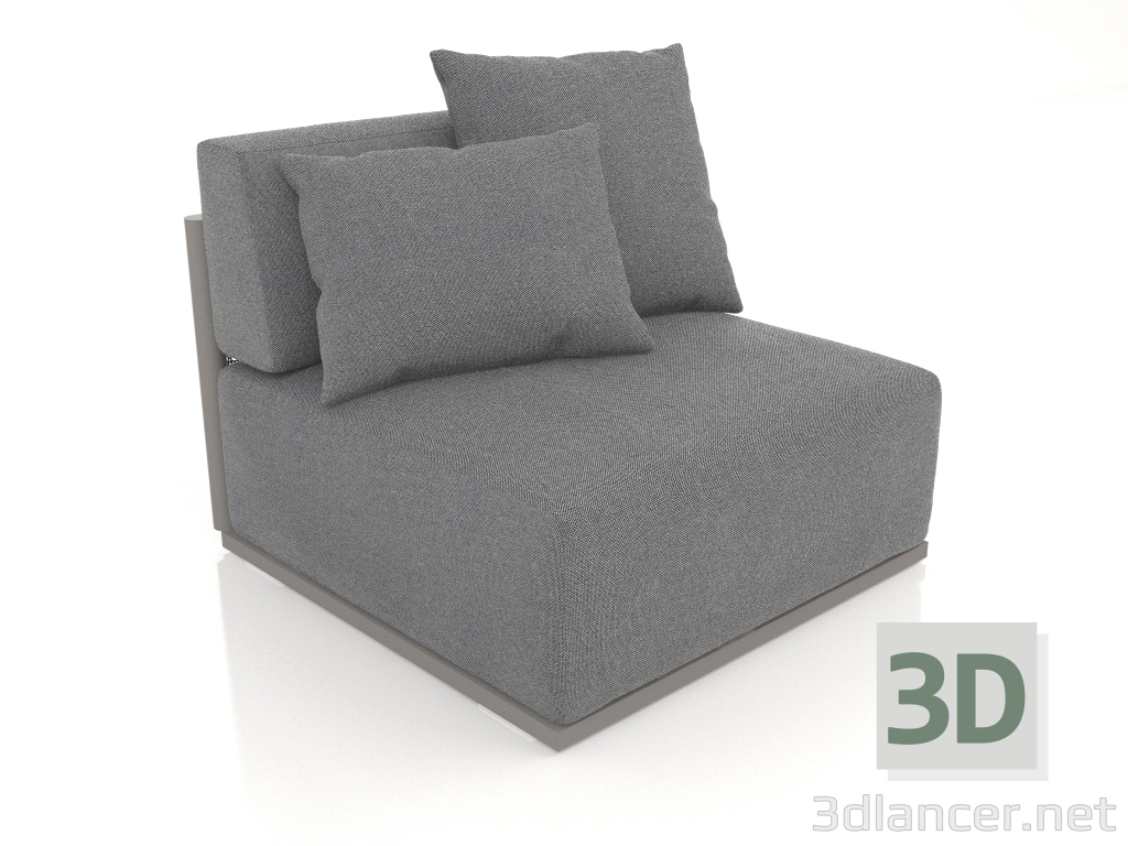 3d модель Диванный модуль секция 3 (Quartz grey) – превью