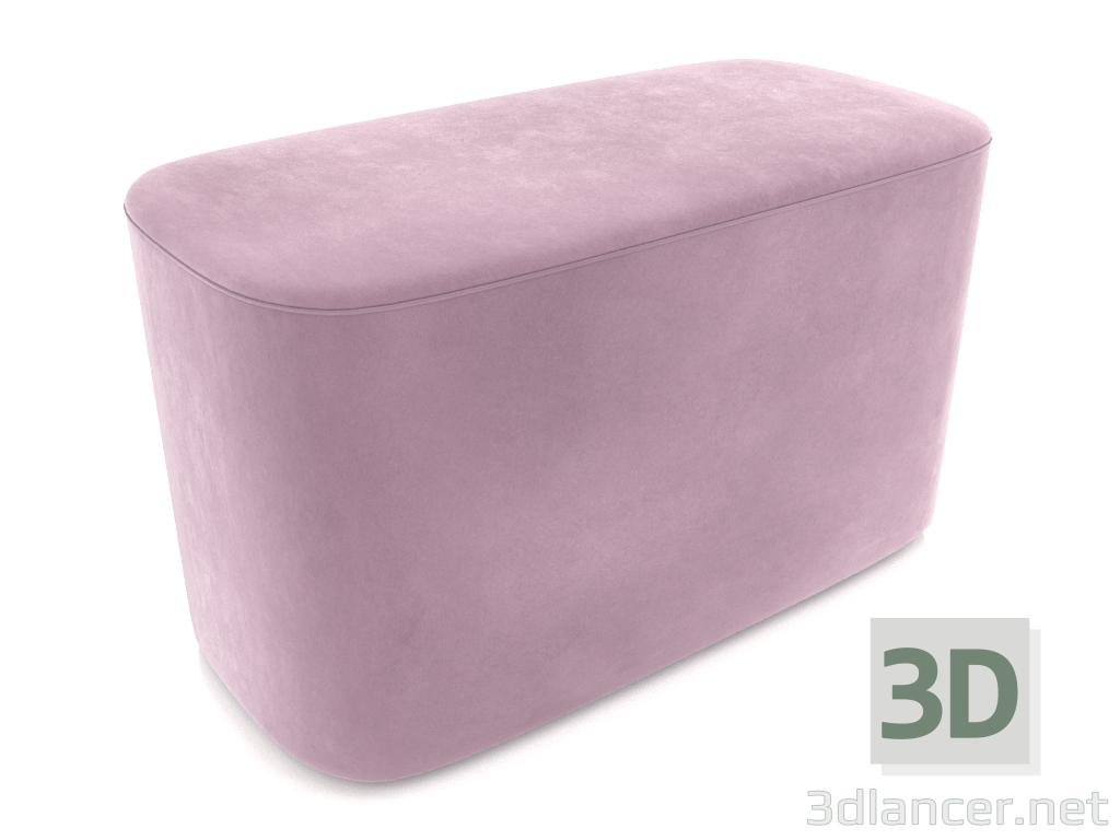 modello 3D Pouf Eighty (Mirtillo) - anteprima