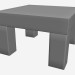 3d model Bench Agadir - preview