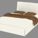 modello 3D Letto matrimoniale Altosoft (152) - anteprima