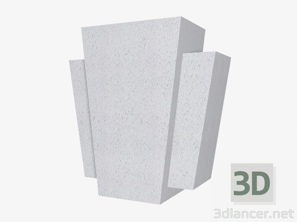 3d model Keystone (FZ25Y) - vista previa