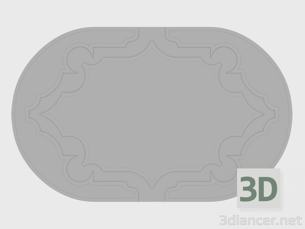 3d model BYRON MIRROR (206xH128) Mirror - preview