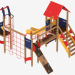 3d model Children's play complex (1302) - preview