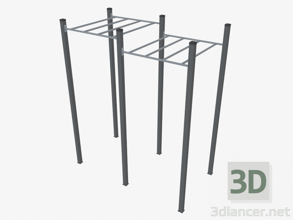 3d model Complejo deportivo (WL0012) - vista previa