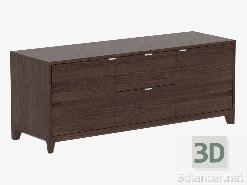 3D Modell Bordstein unter TV No. 1 CASE (IDC024105000) - Vorschau