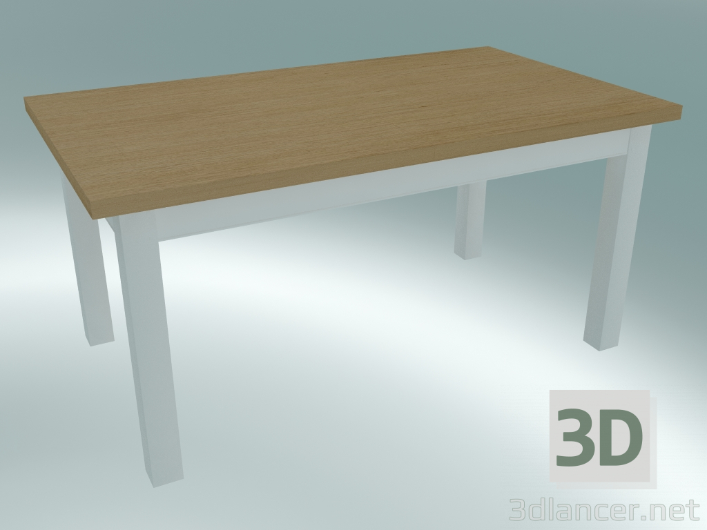 Modelo 3d Mesa de jantar Oxford grande dobrável - preview