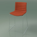 3d model Bar chair 0320 (on a slide, with removable upholstery with stripes) - preview