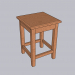 modèle 3D Tabouret - preview