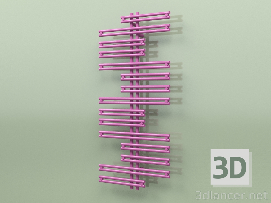 3d model Heated towel rail - Kea (1300 x 600, RAL - 4006) - preview