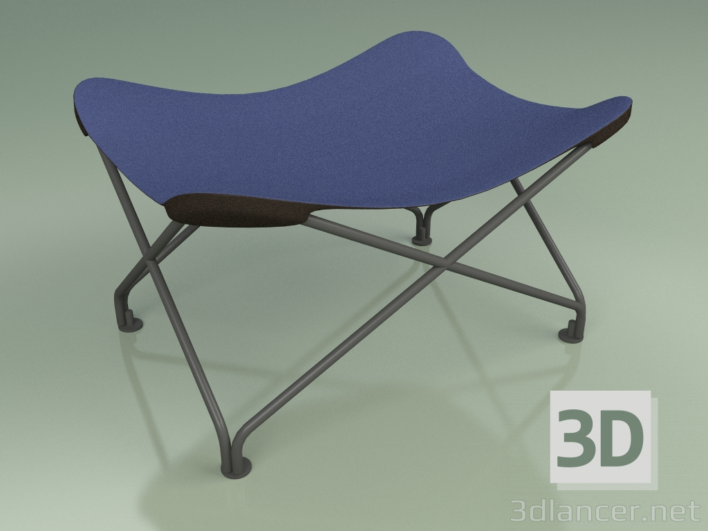 3d model Stool 391 (Canvas Blue) - preview