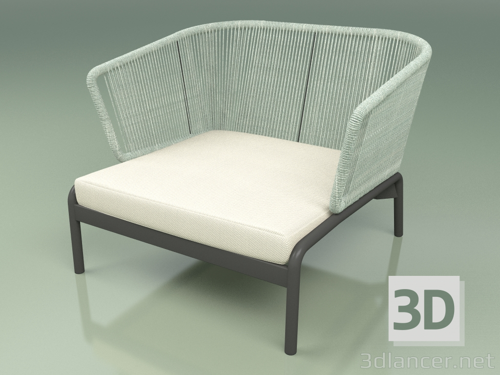 modèle 3D Canapé 001 (Cordon 7mm Menthe) - preview