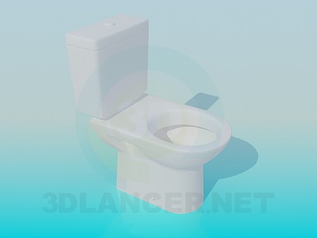 modèle 3D Toilettes standard - preview