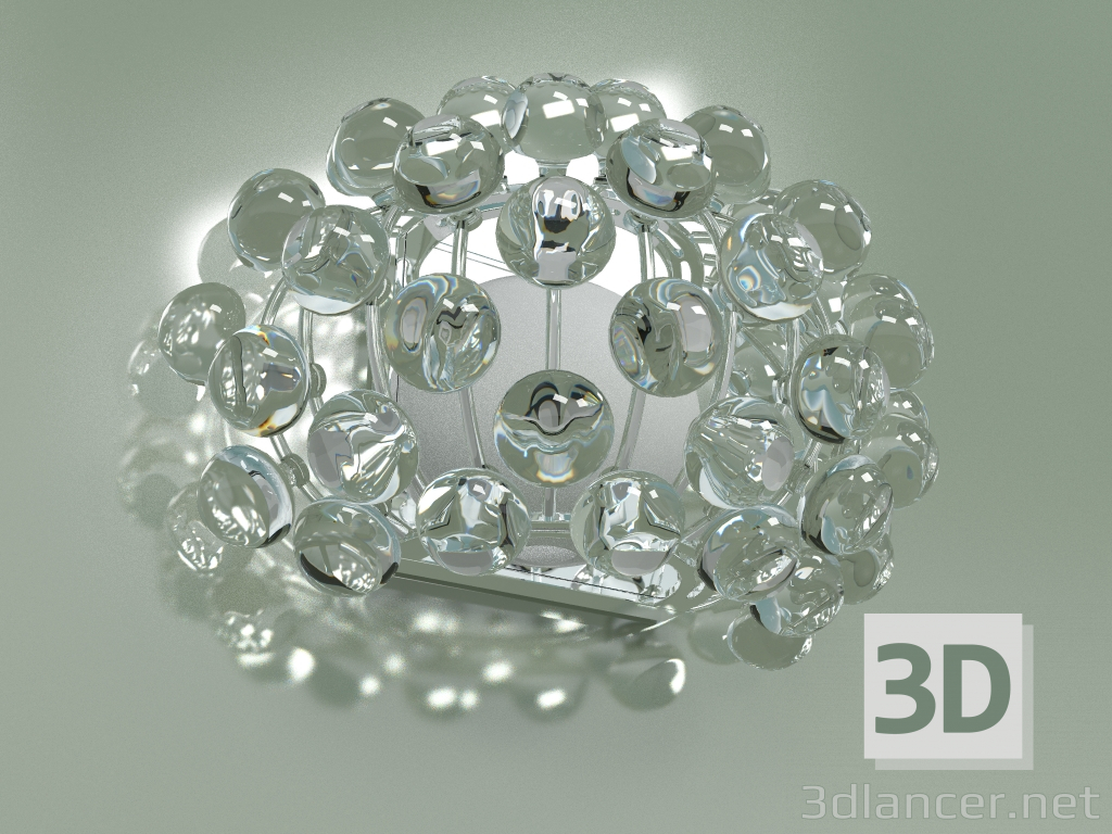 3d model Aplique Perla Pulsera - vista previa