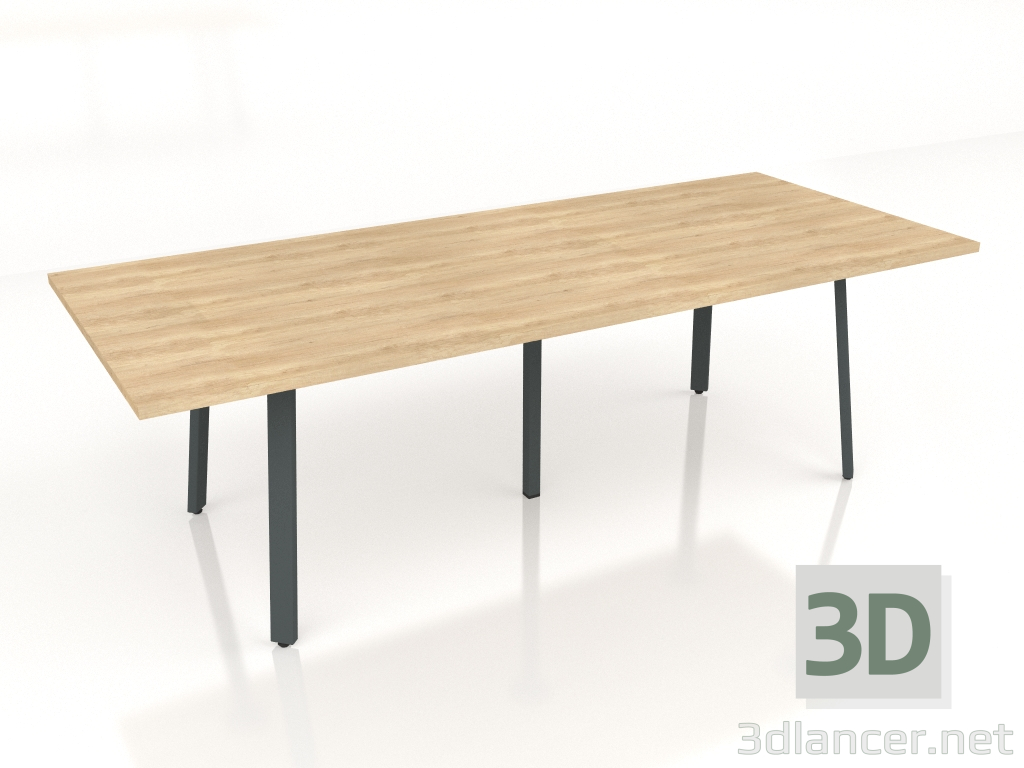 3D Modell Konferenztisch Ogi A PLF24K (2400x1000) - Vorschau