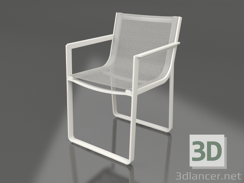 modèle 3D Chaise de salle à manger (Gris agate) - preview